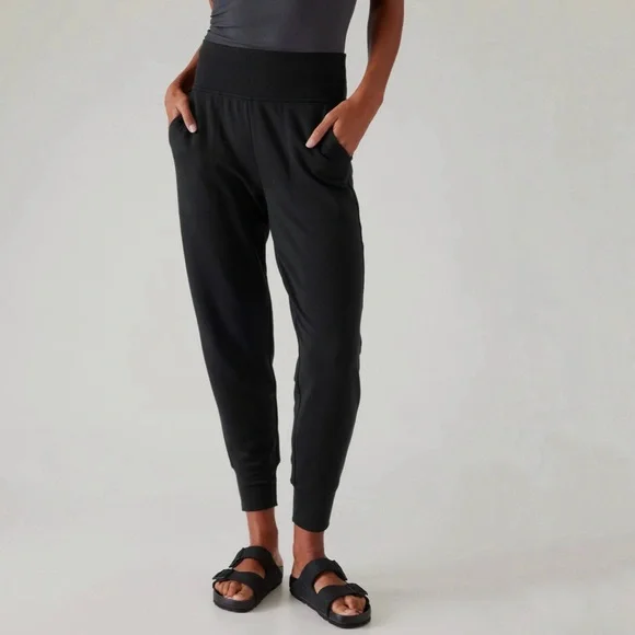 Athleta Pants Jumpsuits Athleta Coaster Luxe Jogger In Black